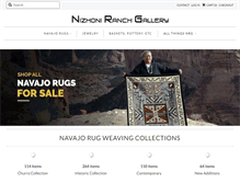 Tablet Screenshot of navajorug.com